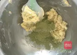 Illustration of how to make two-color cookies 9