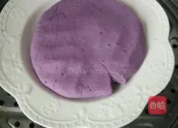 Yam and Purple Sweet Potato Cake Recipe Illustration 6