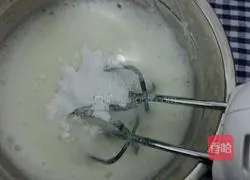 Illustration of making matcha cake 11