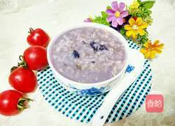 Illustration of how to make purple sweet potato oatmeal porridge 6