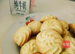 Illustration of how to make milk-flavored cookies 6