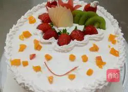 Illustration of how to make chiffon cake 7