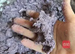 Purple Sweet Potato Illustration of how to make sponge cake 6