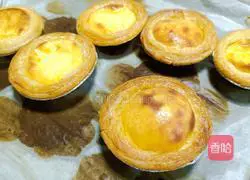 Illustration of how to make original egg tarts 5