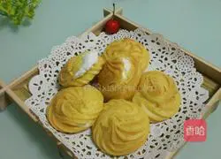 Illustration of how to make cream puffs 19