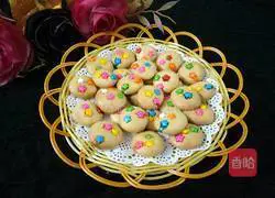 Illustration of how to make colorful biscuits 2