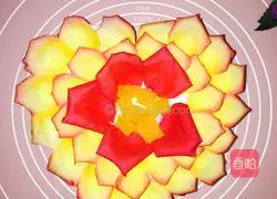 Yoghurt petals Illustration of making wind cake 13