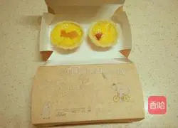 Illustration of how to make egg tarts (skin and liquid) 9