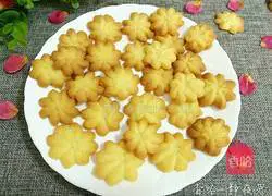 Cream Illustration of how to make cookies 1