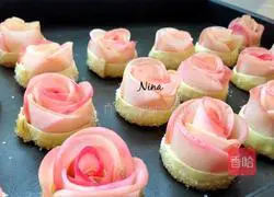 Flower apple tart recipe 7