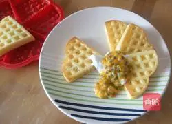 Passion Fruit Waffles Recipe Illustration 9