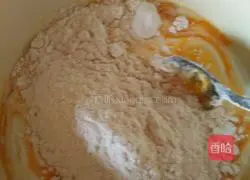 Illustration of how to make yogurt egg cake 2