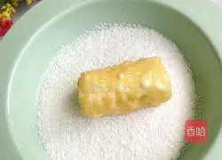 Illustration of how to make banana pie 8