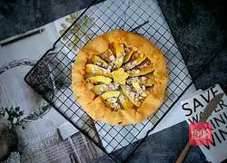 Illustration of how to make low-sugar and low-fat oatmeal pumpkin pie 13