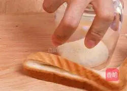 Illustration of how to make chocolate toast dumplings 2