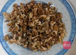 Illustration of how to make walnut cake 1