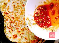 Illustration of making sauce-flavored pancake 10