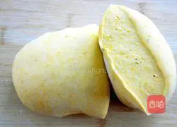 Illustration of how to make pumpkin noodle walnut brown sugar buns 14