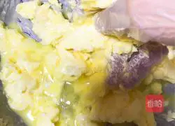 Blueberry Illustration of how to make cookies 2