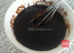 Illustration of how to make cracked chocolate cookies 6
