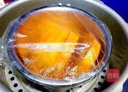 Illustration of how to make glutinous rice pumpkin 2