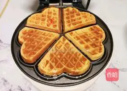 Illustration of how to make waffles (without baking powder version) 9
