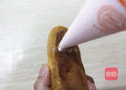 Super cute strawberry ice cream puffs recipe 13