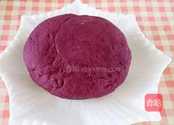 Illustration of how to make purple potato dumplings 3