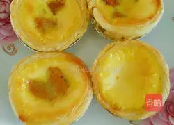 Whole eggs Mango egg tart (without condensed milk) recipe 6