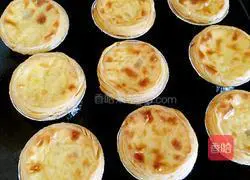 Yellow peach pulp sandwich egg tart recipe 10