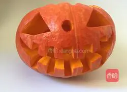 Illustration of how to make a pumpkin lantern 4