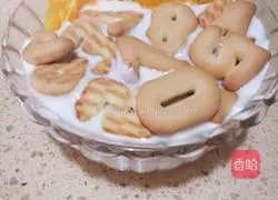 Fruit Illustration of making biscuits and yogurt 5