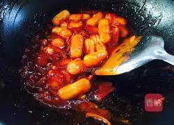 Illustration of how to make fried cheese rice cakes 11