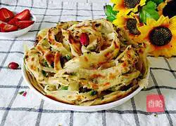 Illustration of how to make scallion pancake 17