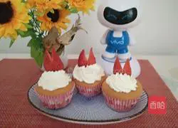 Illustration of how to make small cup cakes 12