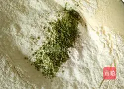 Illustration of how to make matcha cake 6