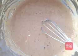 Illustration of how to make cocoa-flavored chiffon cake 6