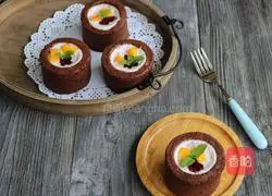 Cocoa Cup Cake (Raspberry Yoghurt Filling) Recipe Illustration 17