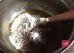 Illustration of how to make cocoa bean soft cookies 3