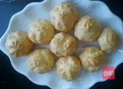 Illustration of how to make cream puffs 9