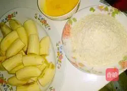Illustration of how to make banana pie 1