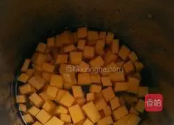 Illustration of how to make pumpkin rice cereal 6