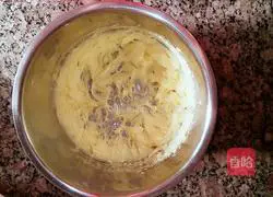 Illustration of how to make butter purple sweet potato cookies 3
