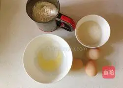 Illustration of how to make egg sponge cake 1