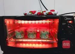 Matcha Illustration of making small cakes 12