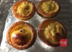 Illustration of how to make crispy egg tarts 8