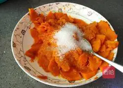 Pumpkin glutinous rice cake recipe 2