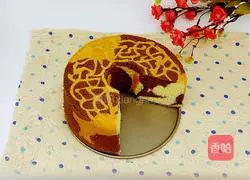 Giraffe Illustration of how to make chiffon cake 11
