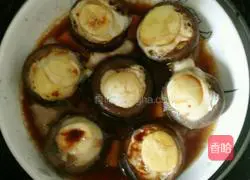 Illustration of how to make mushroom egg tarts 5