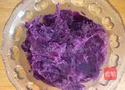 Illustration of how to make purple sweet potato buns 1